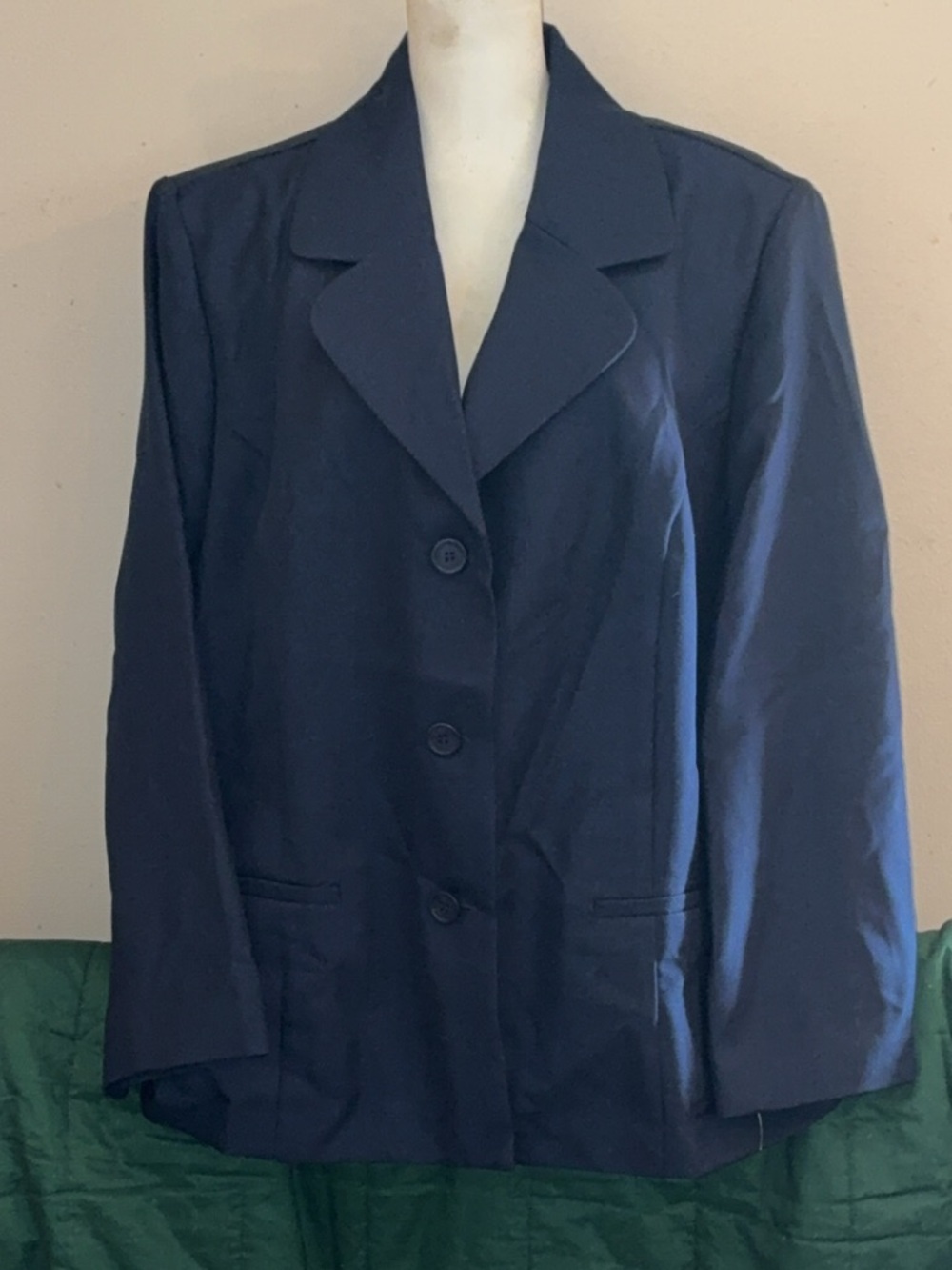 Alfred Dunner Navy Blazer Jacket 20W
